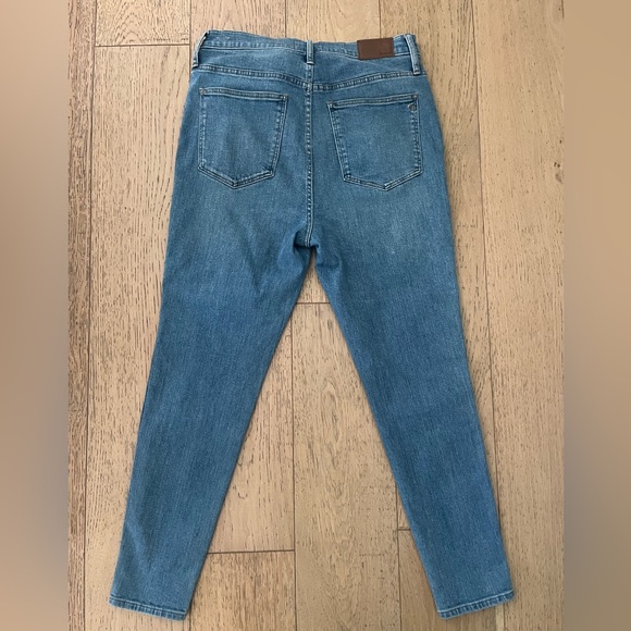 Madewell High Rise Skinny Jeans in Medium Blue Wash 32 - Picture 7 of 7